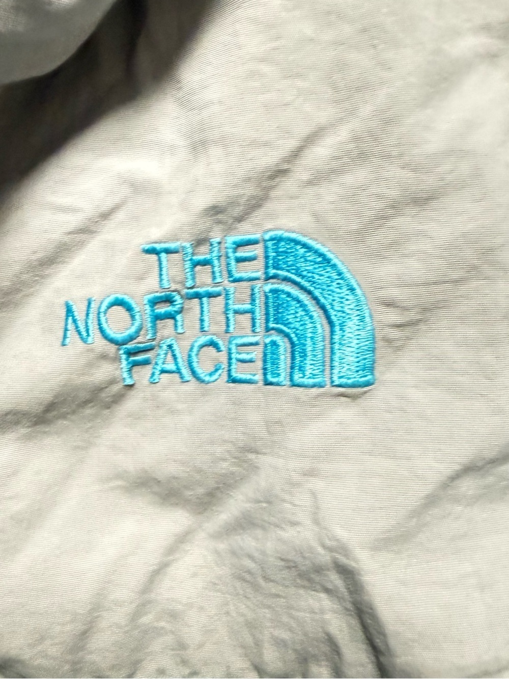 The North Face Aqua Blue and Light Gray Fleece Jacket - Picture 2 of 7